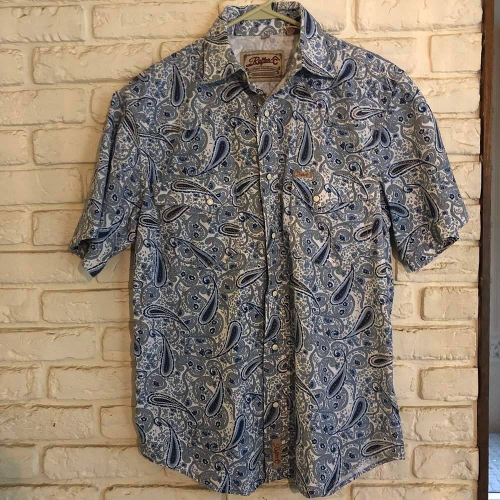 Paisley Western Button Up size Small